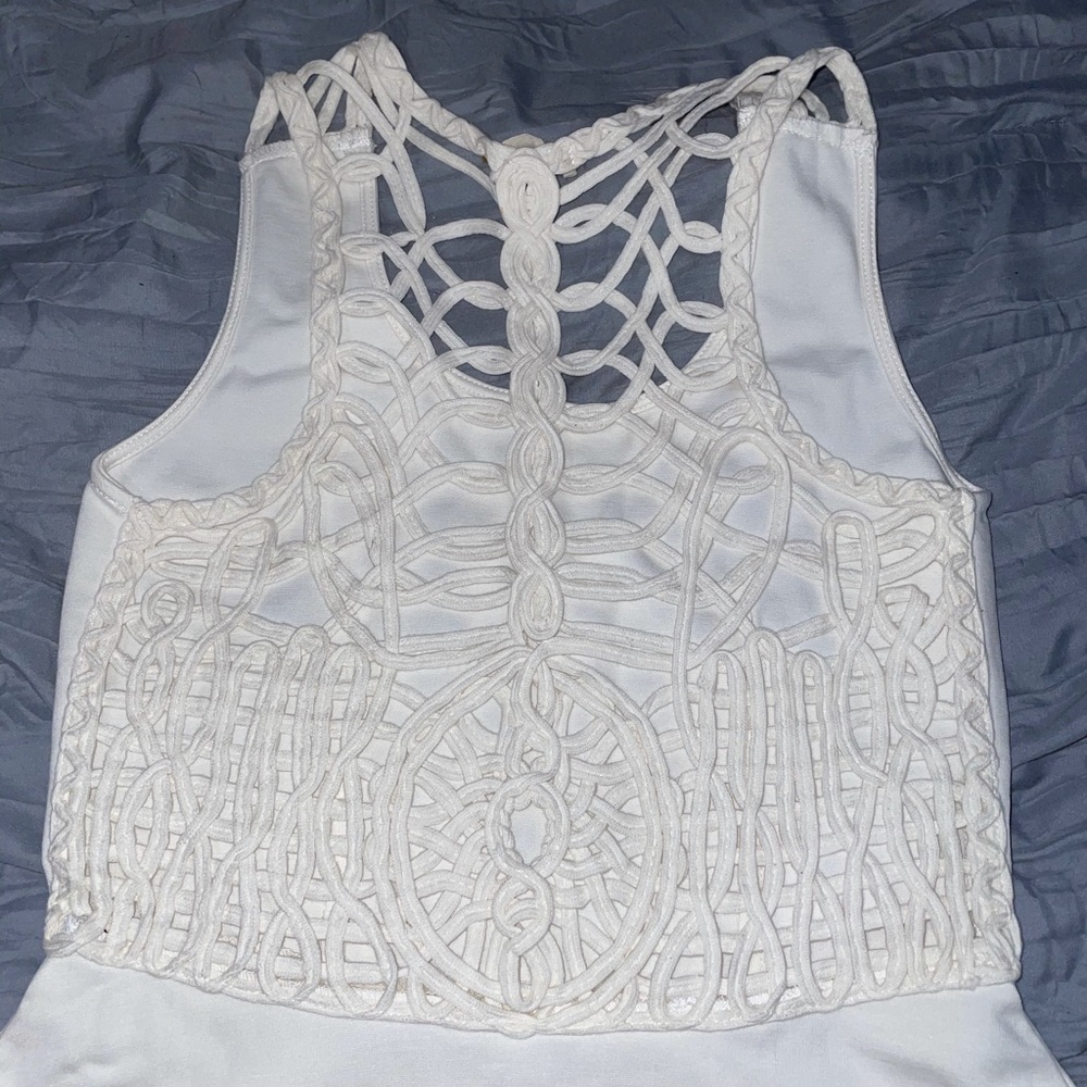 white summer dress